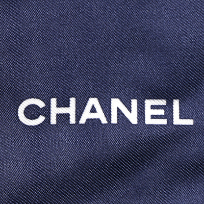 Chanel Silk CC Square Scarf Blue Pink 2 of 3