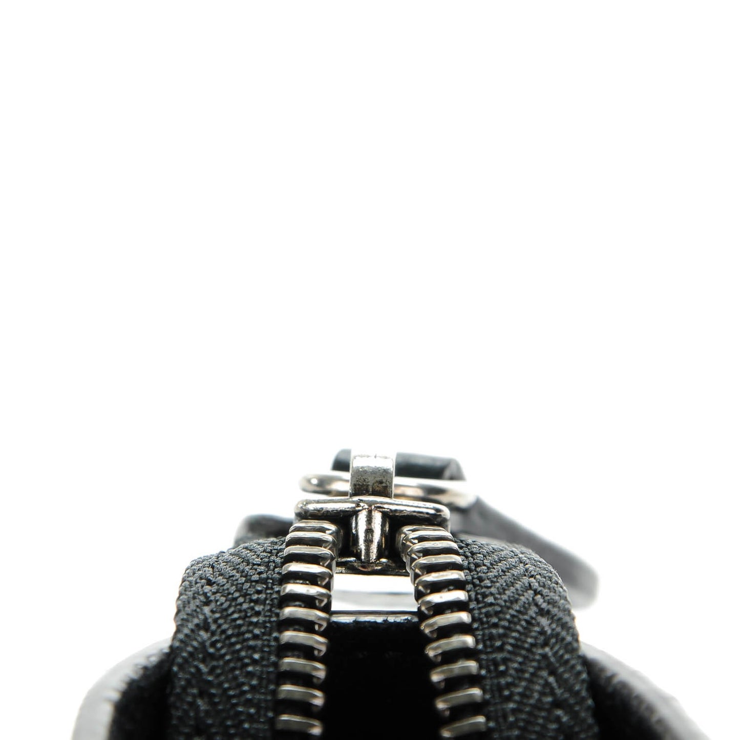 Drummed Calfskin Nano Luggage Black