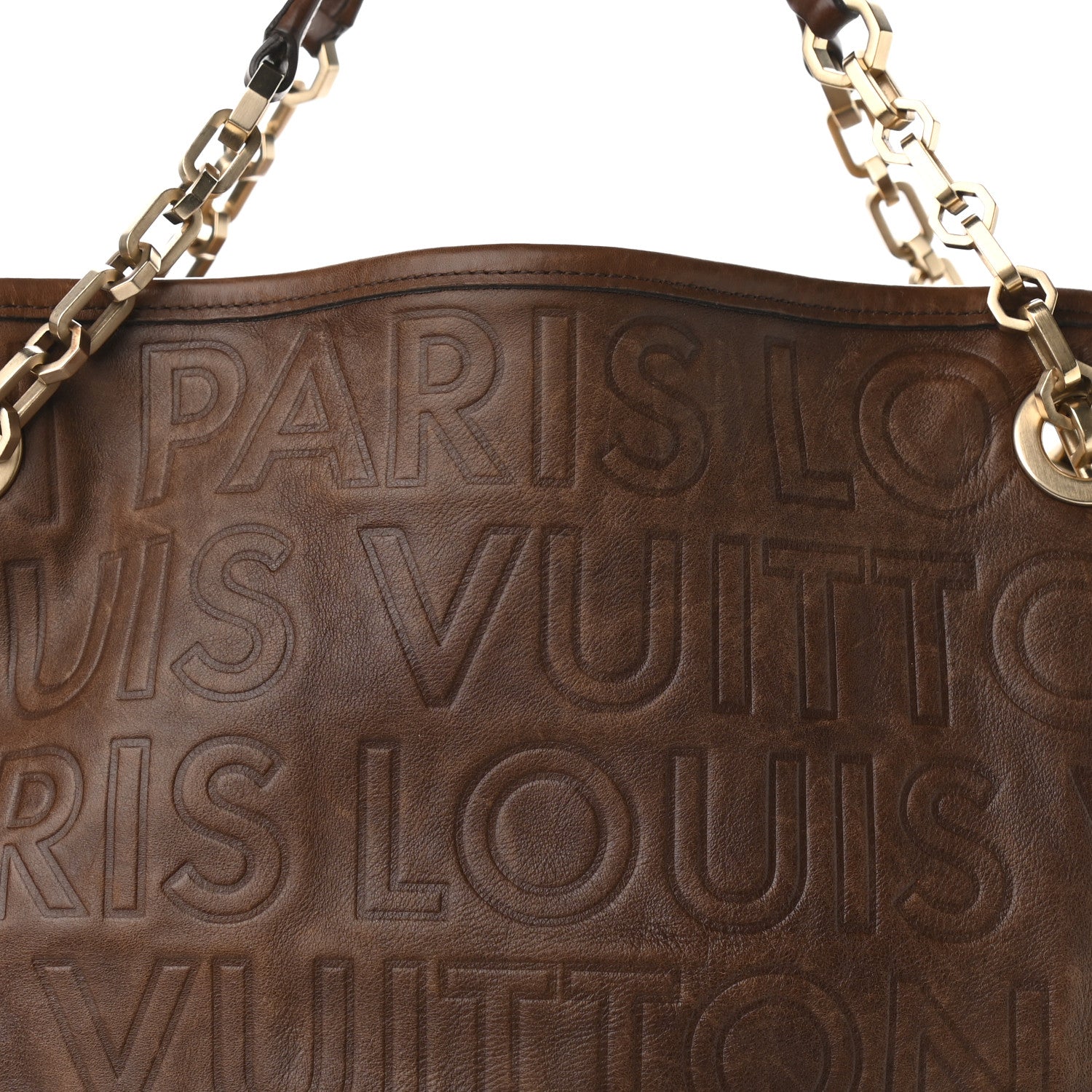 Louis Vuitton Monogram Paris Souple Whisper PM Chocolate 9 of 13
