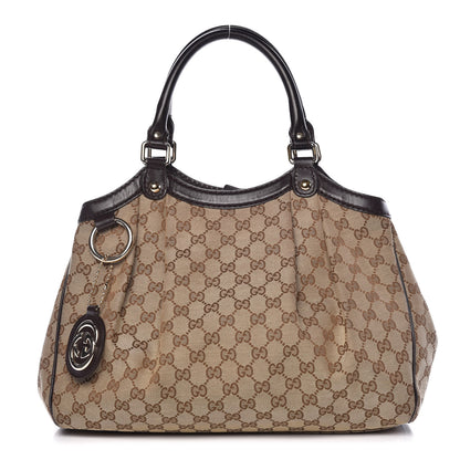 Gucci Monogram Medium Sukey Tote Dark Brown 1 of 13