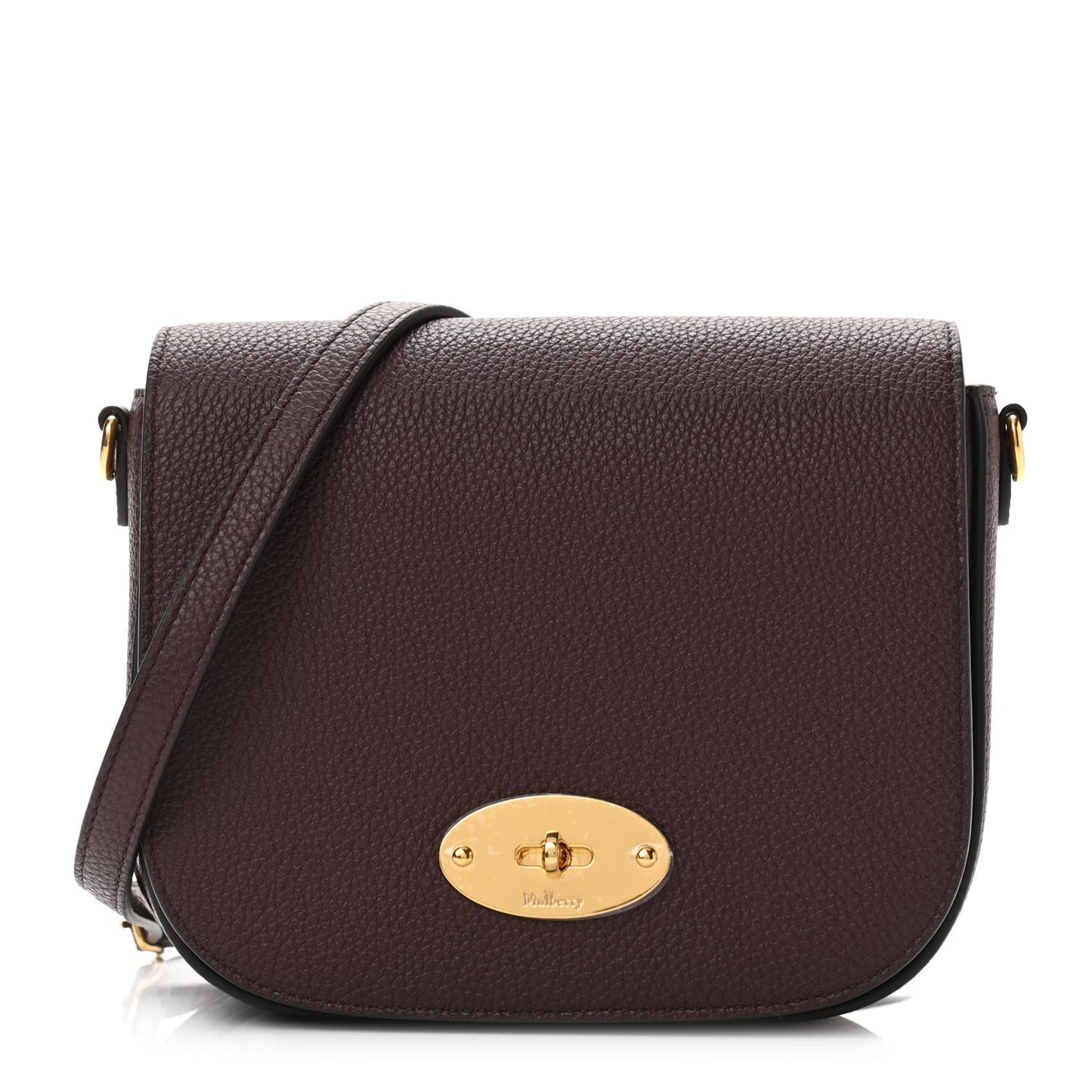 Classic Grained Calfskin Small Darley Satchel Oxblood