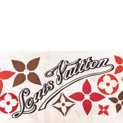 Louis Vuitton Silk Sweet Flower Bandeau Rouge 3 of 6
