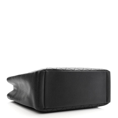 Chanel Caviar Quilted Grand Shopping Tote GST Black 4 of 10
