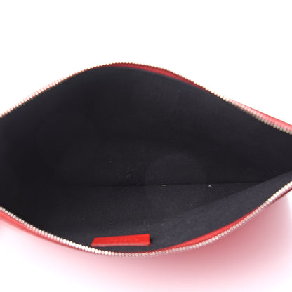 Givenchy Calfskin Logo Zip Pouch Red 5 of 13