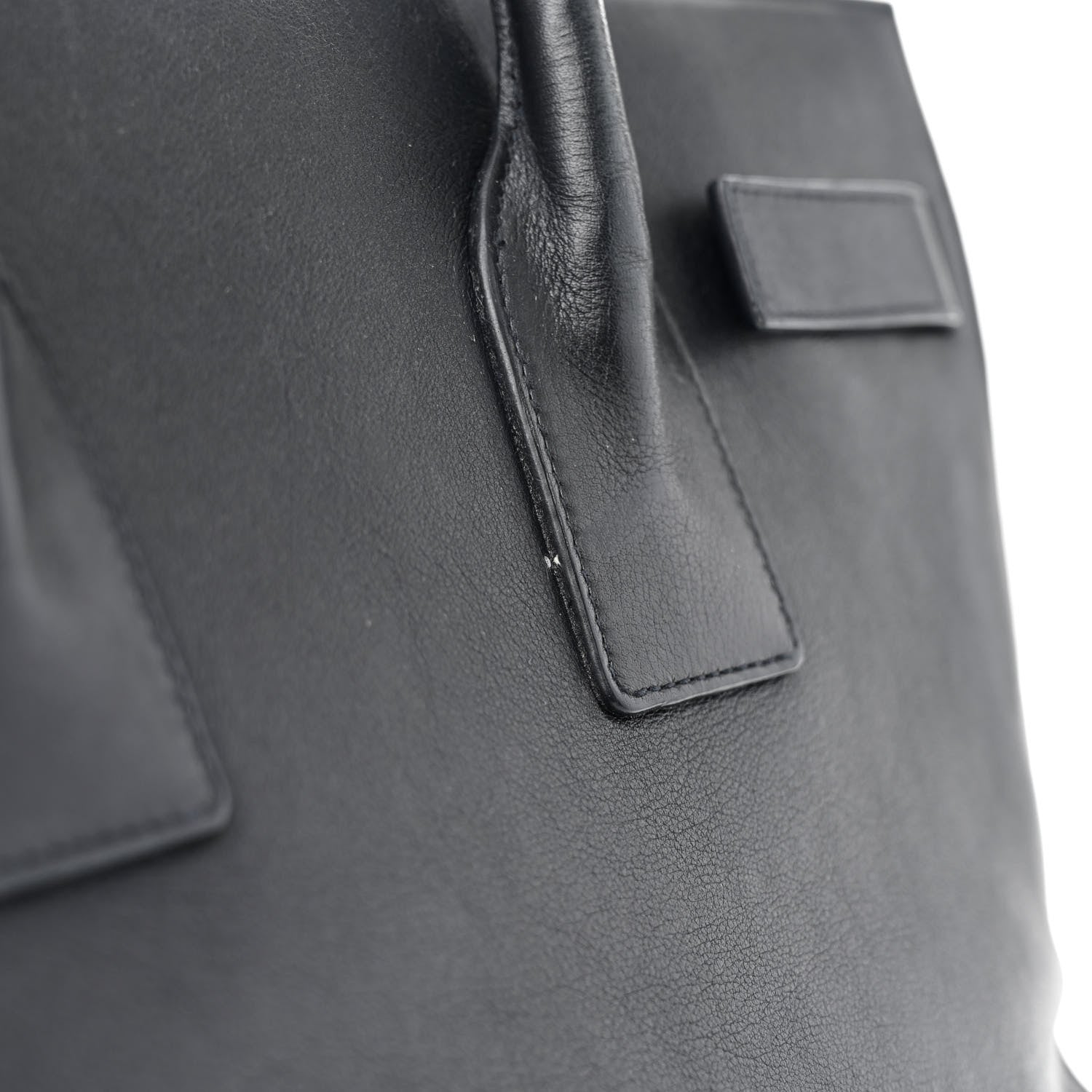 Saint Laurent Calfskin Small Sac De Jour Navy 22 of 26