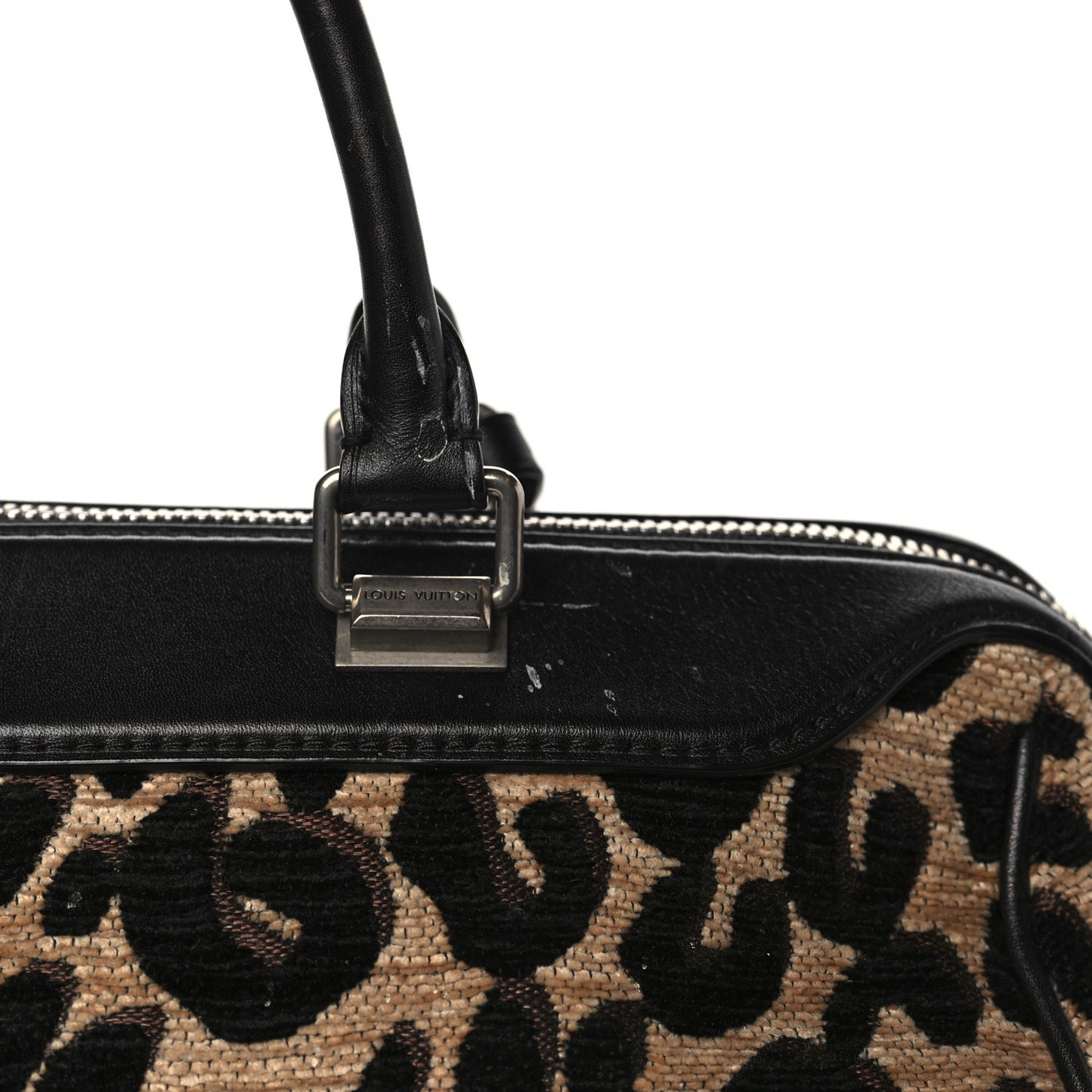 Jacquard Velvet Leopard Print Stephen Sprouse Speedy