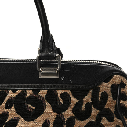 Louis Vuitton Jacquard Velvet Leopard Print Stephen Sprouse Speedy 11 of 12