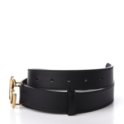 Gucci Calfskin Double G 30mm Belt 100 40 Black 3 of 6