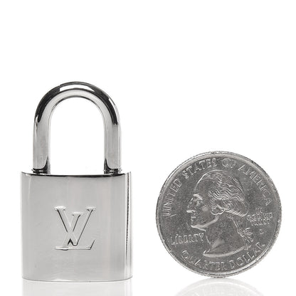 Louis Vuitton Polished Silver Lock and Key Set 2 of 3