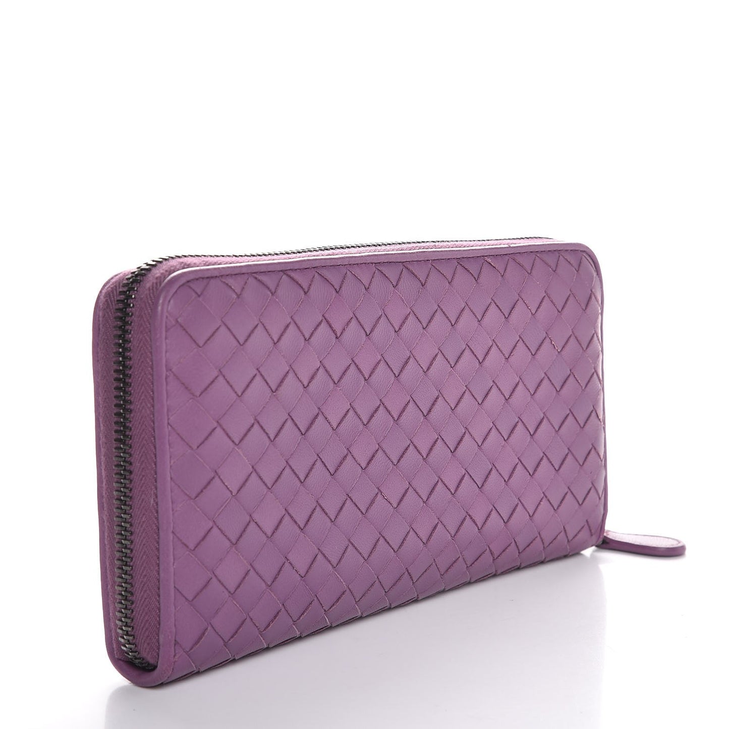 Nappa Intrecciato Zip Around Wallet Corot