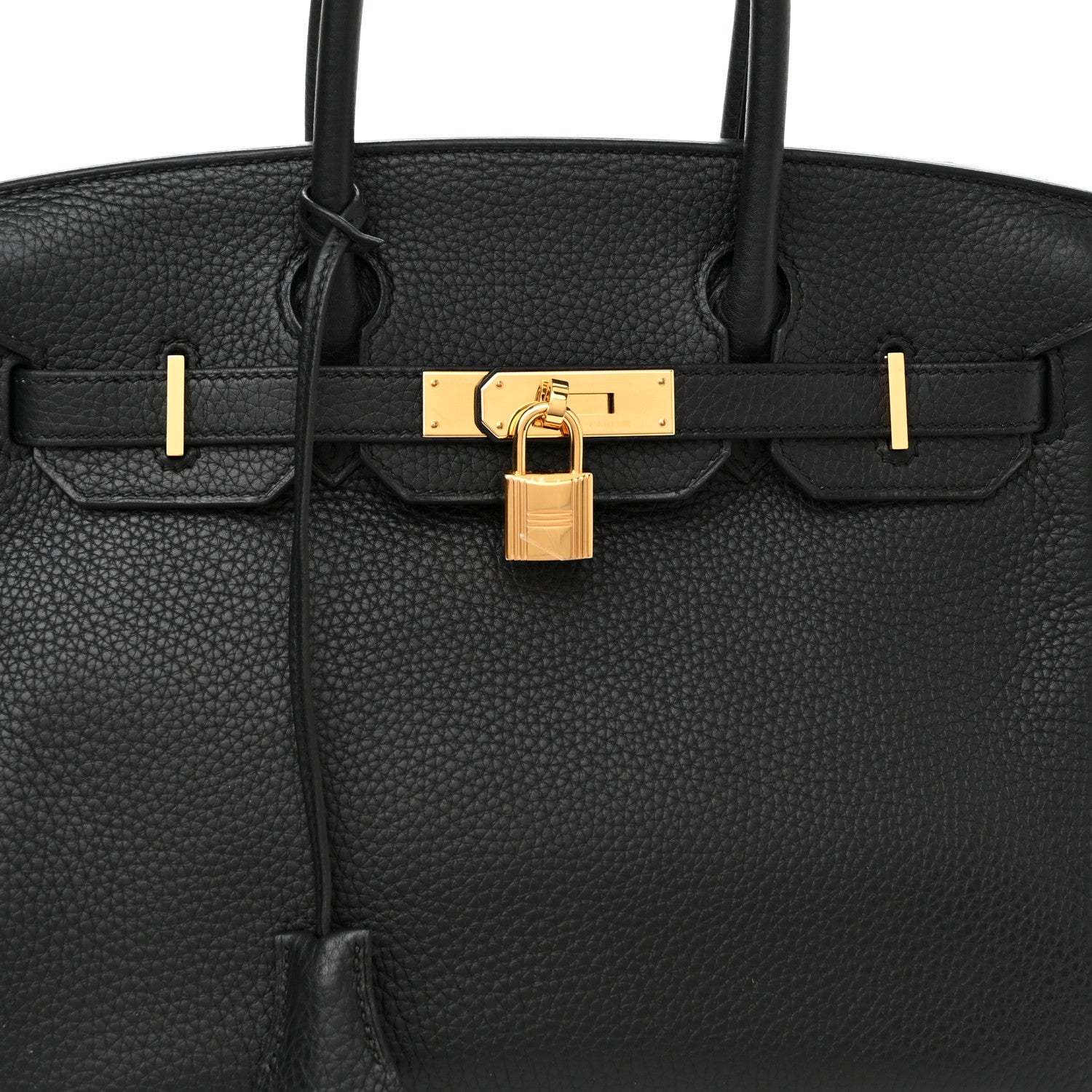 Hermes Taurillon Clemence Birkin 30 Black 8 of 13