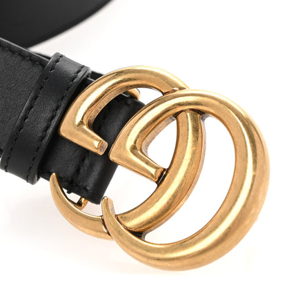 Gucci Calfskin Double G 30mm Belt 75 30 Black 6 of 7