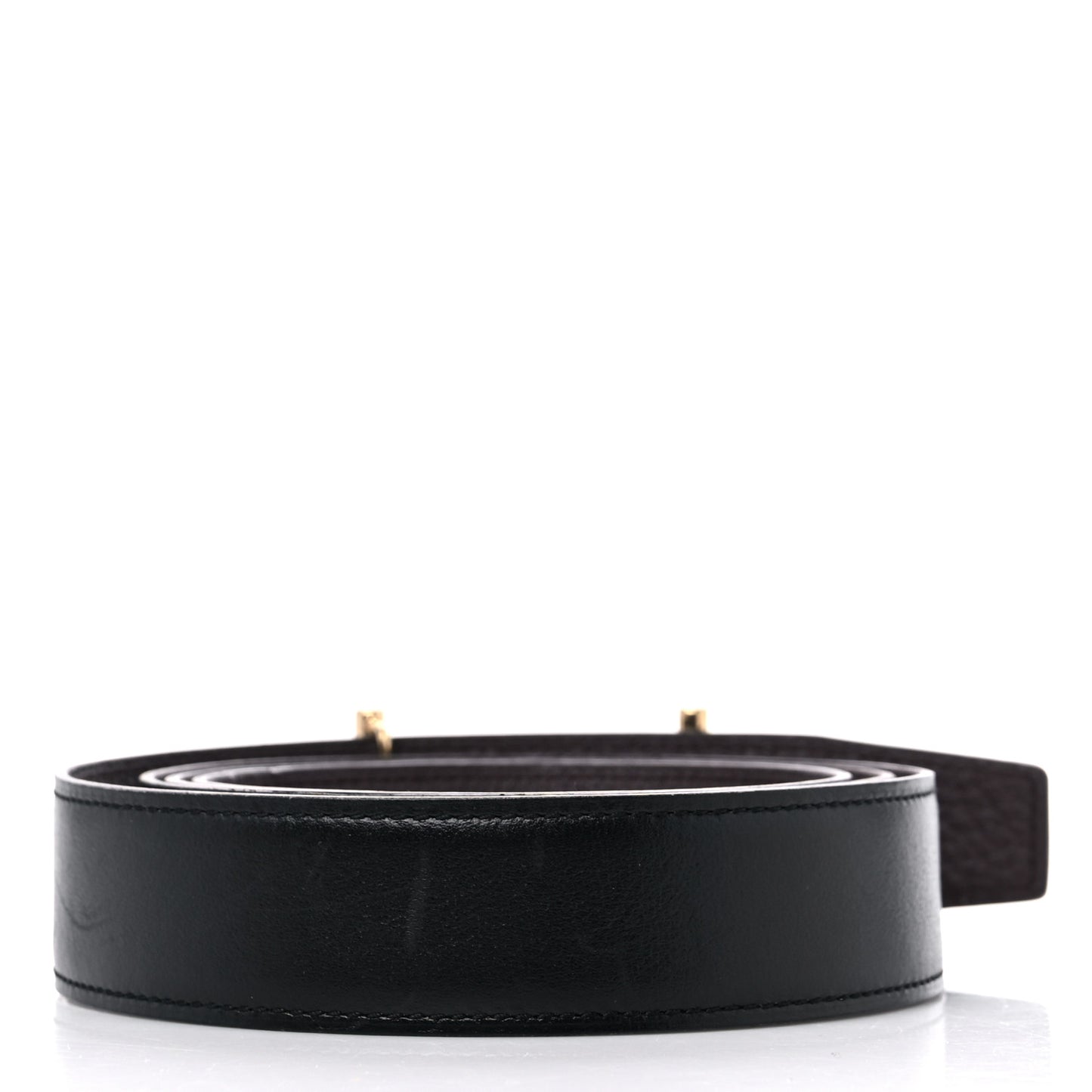 Togo Box 32mm Rider Belt 115 46 Black Chocolate