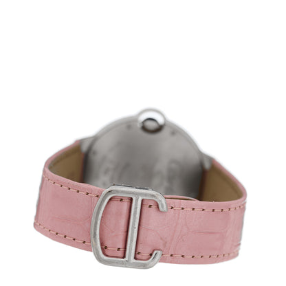 Cartier 18K White Gold Alligator Diamond Bezel 36mm Ballon Bleu De Cartier Automatic Watch 3 of 4