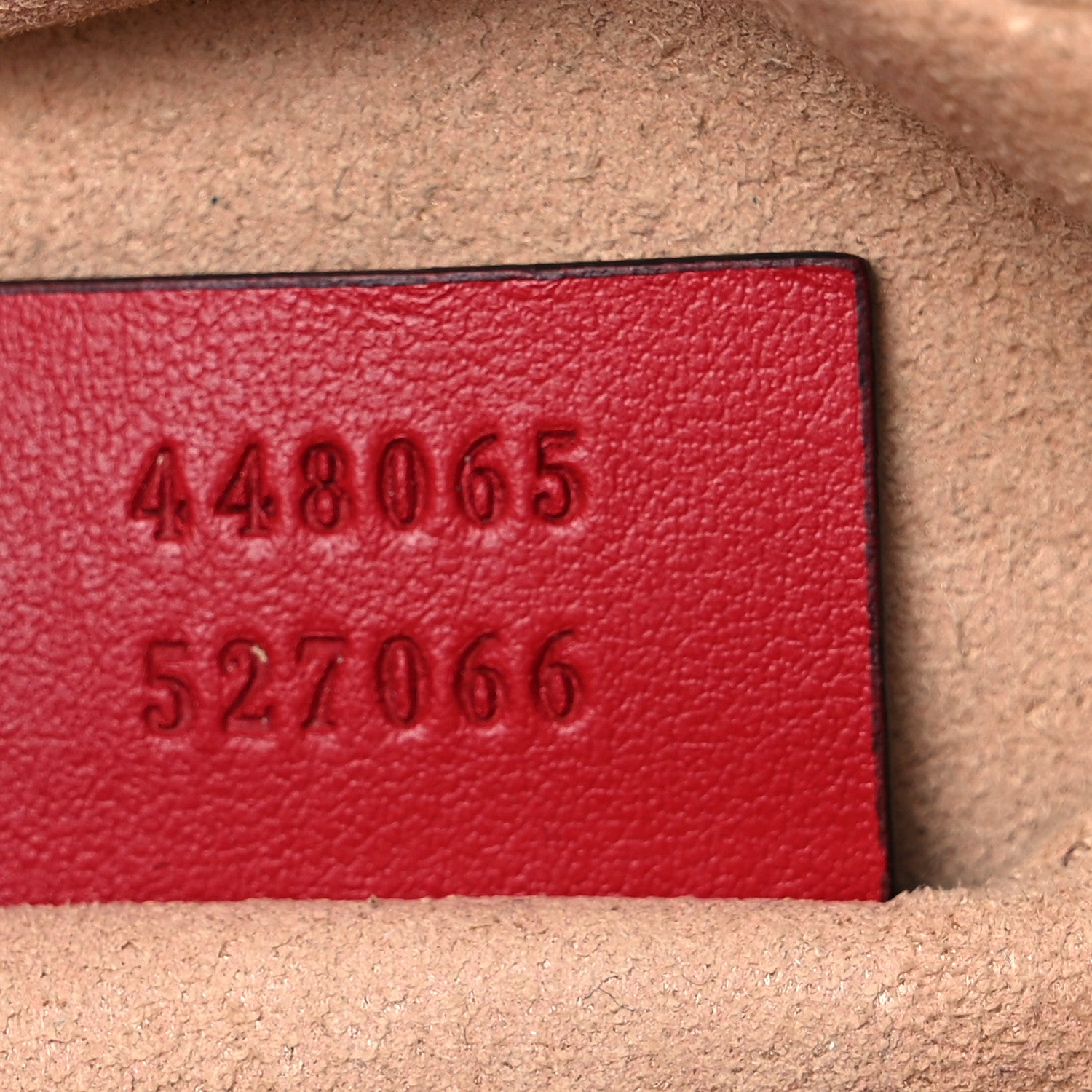 Gucci Calfskin Matelasse Mini GG Marmont Chain Shoulder Bag Hibiscus Red 7 of 17