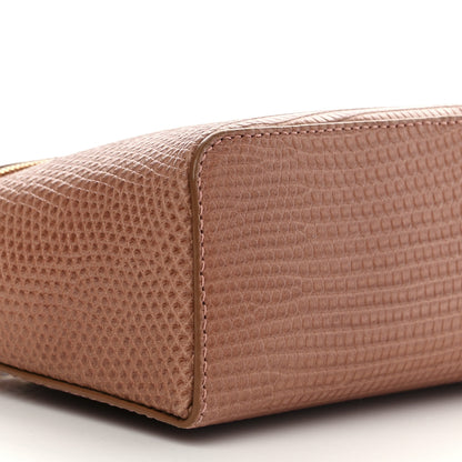 Loro Piana Lizard L19 Extra Pocket Pouch Brown 8 of 10