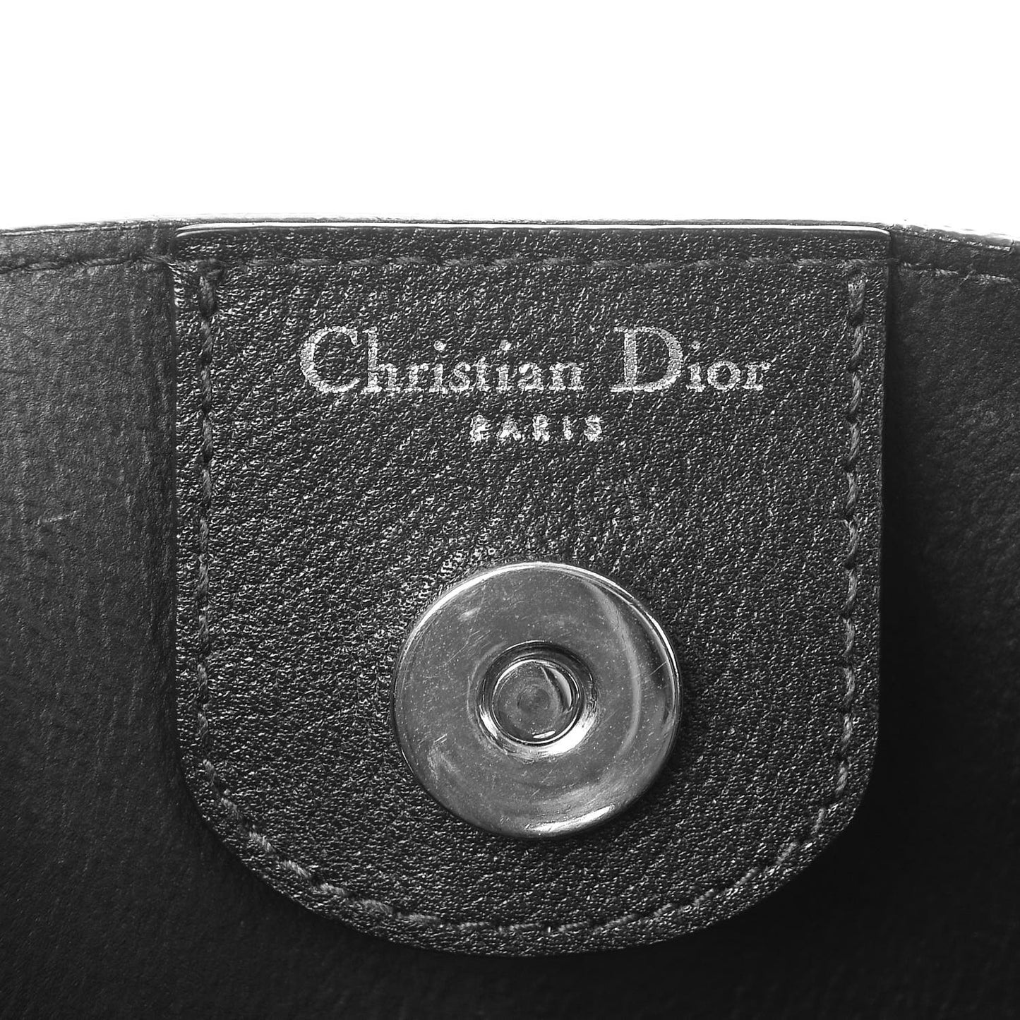 Grained Calfskin Small Blossom Tote Black