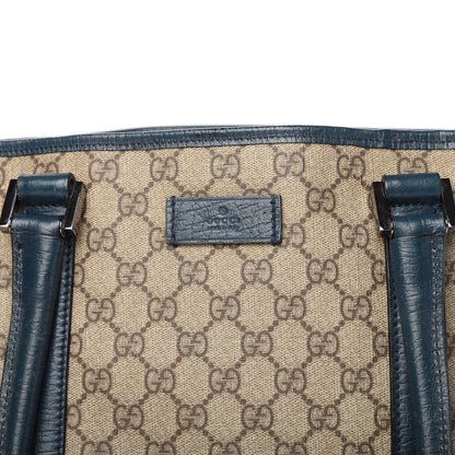Gucci GG Plus Monogram Tote Blue 10 of 13