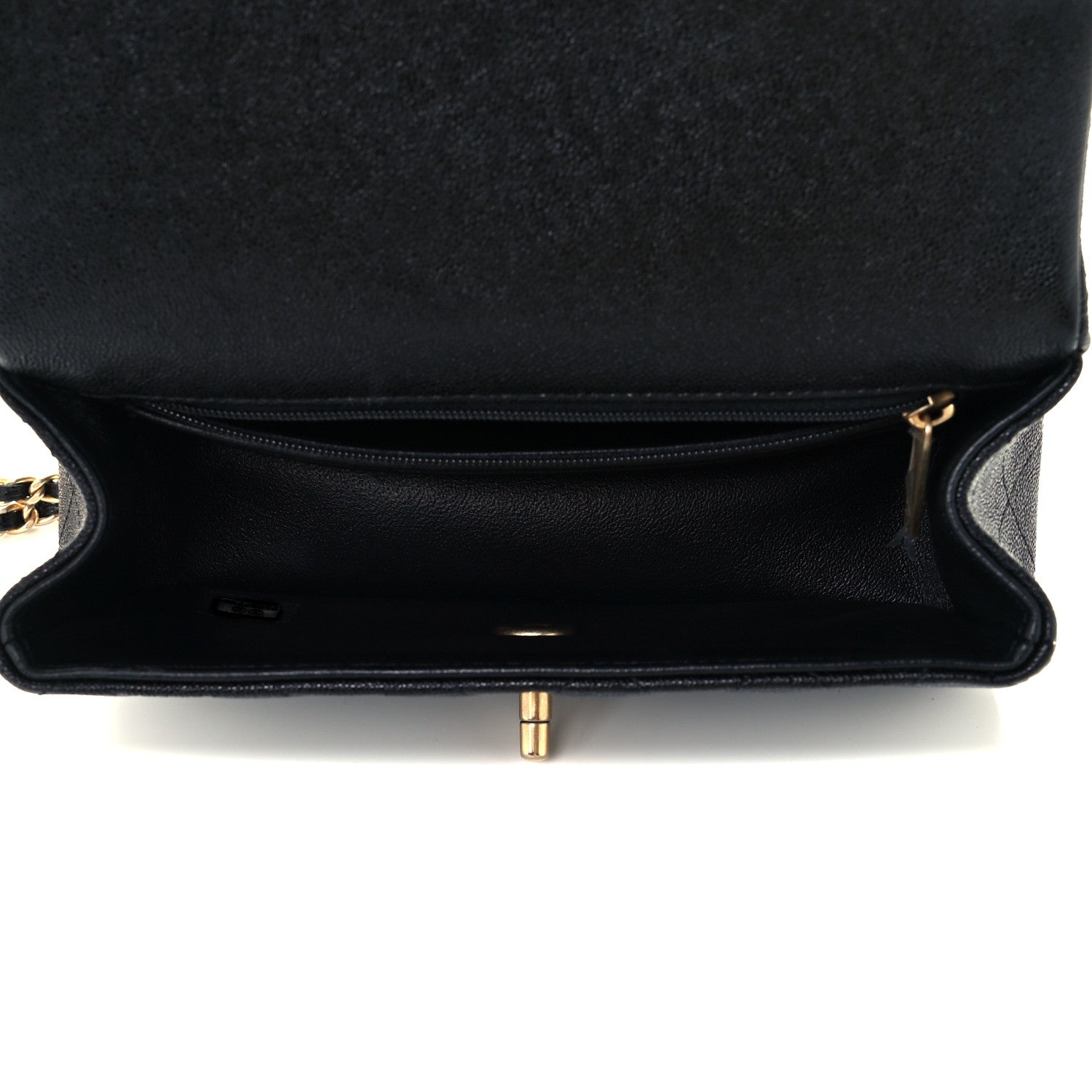 Chanel Caviar Quilted Mini Top Handle Rectangular Flap Black 5 of 12