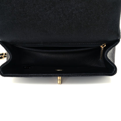 Chanel Caviar Quilted Mini Top Handle Rectangular Flap Black 5 of 12