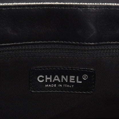 Chanel Canvas Camellia N°5 Flap Bag Beige Black 6 of 11