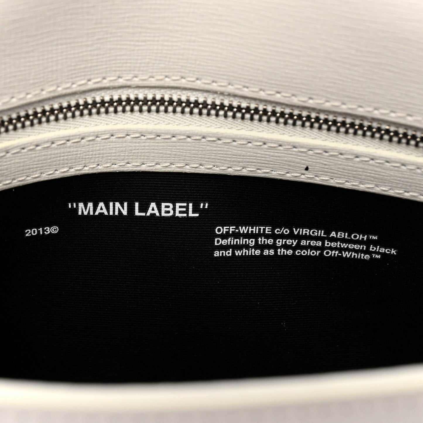 Calfskin Diag Flap Bag White Black