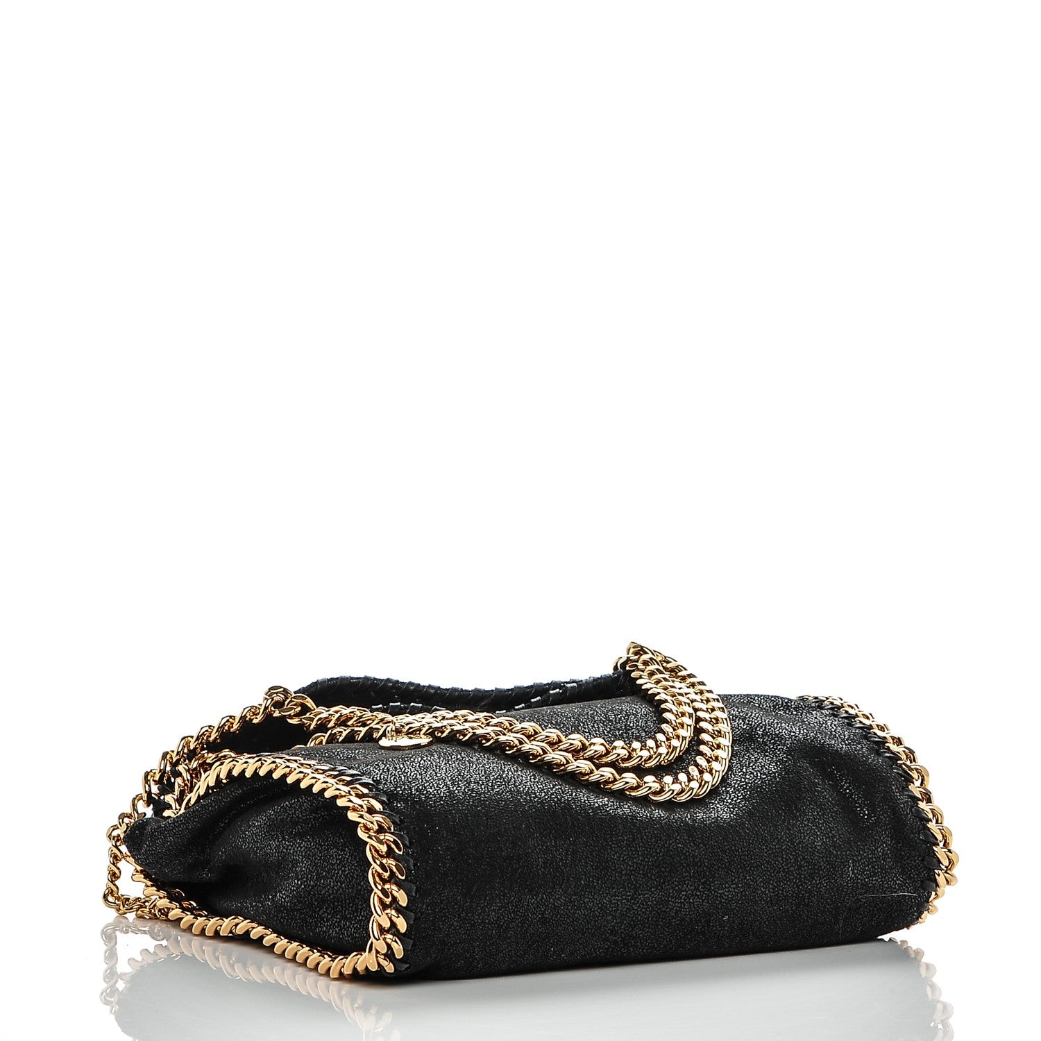 Stella McCartney Shaggy Deer Mini Falabella Tote Black 4 of 6
