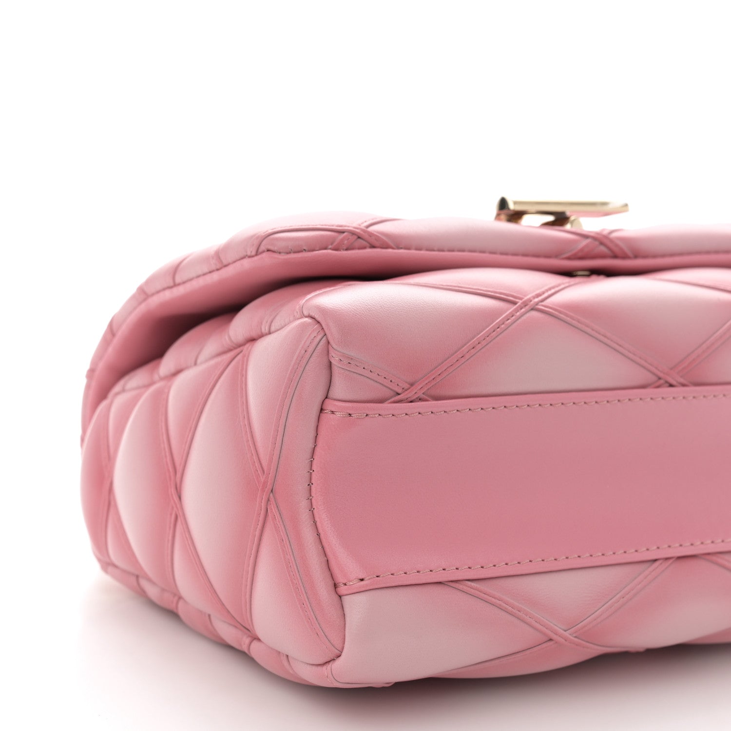 Louis Vuitton Lambskin Malletage Top Handle GO-14 MM Rosabella 9 of 10