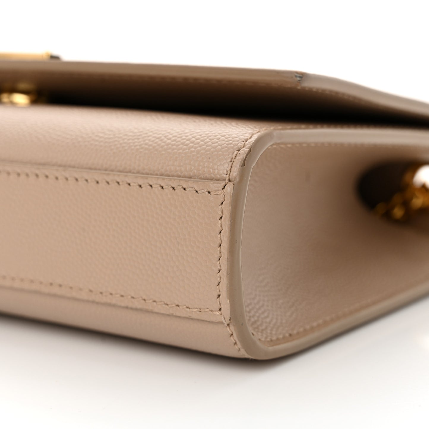 Grain De Poudre Small Monogram Kate Satchel Dark Beige