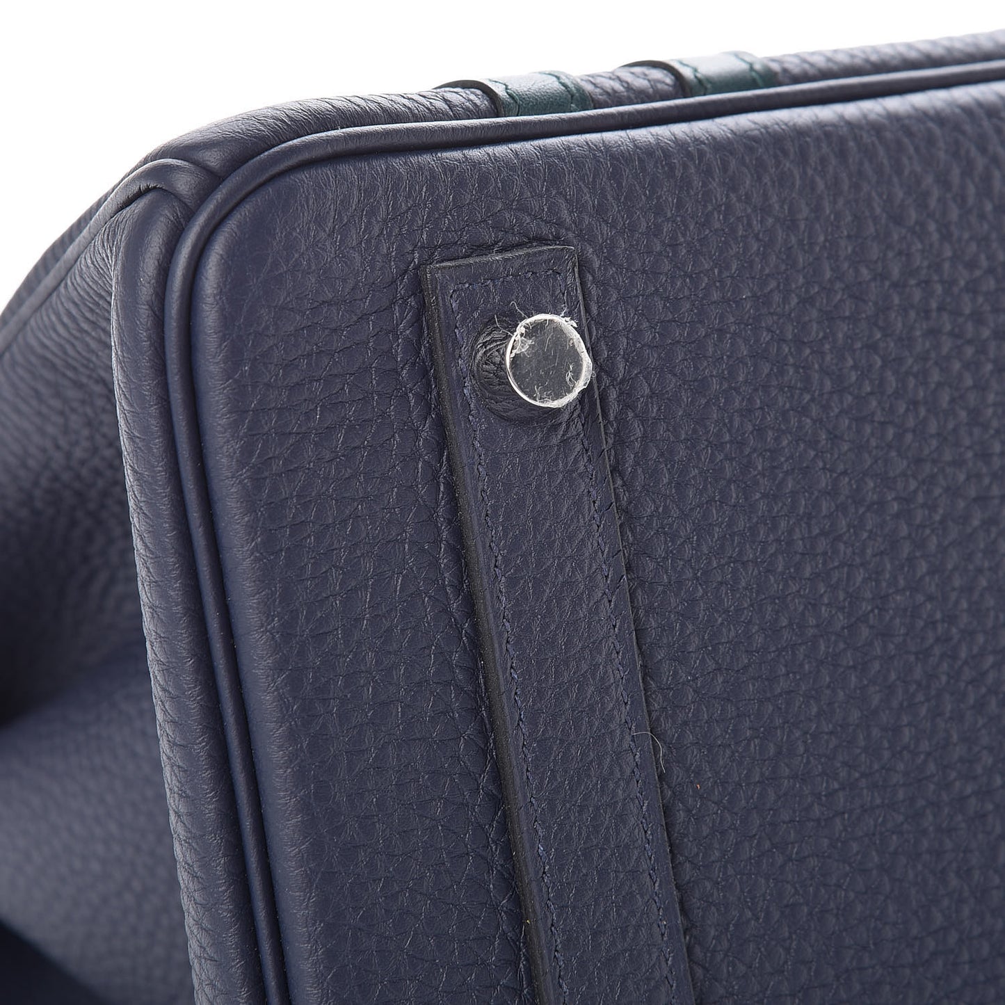 Togo Swift Officier Birkin 30 Bleu Nuit Vert Cypress