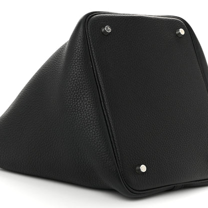 Hermes Taurillon Clemence Picotin Lock 22 MM Black 9 of 11