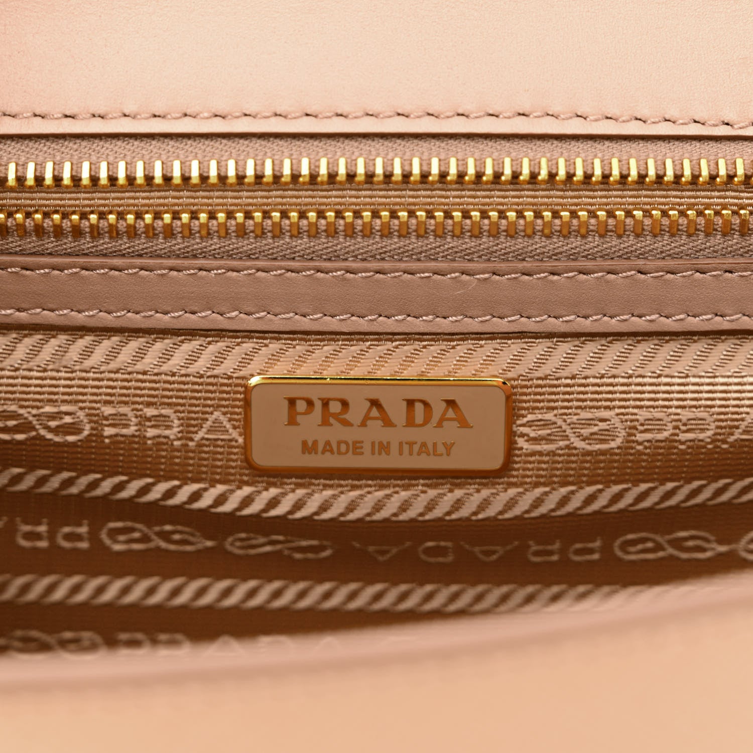 Prada Saffiano Lux Chain Wallet Cammeo 5 of 9