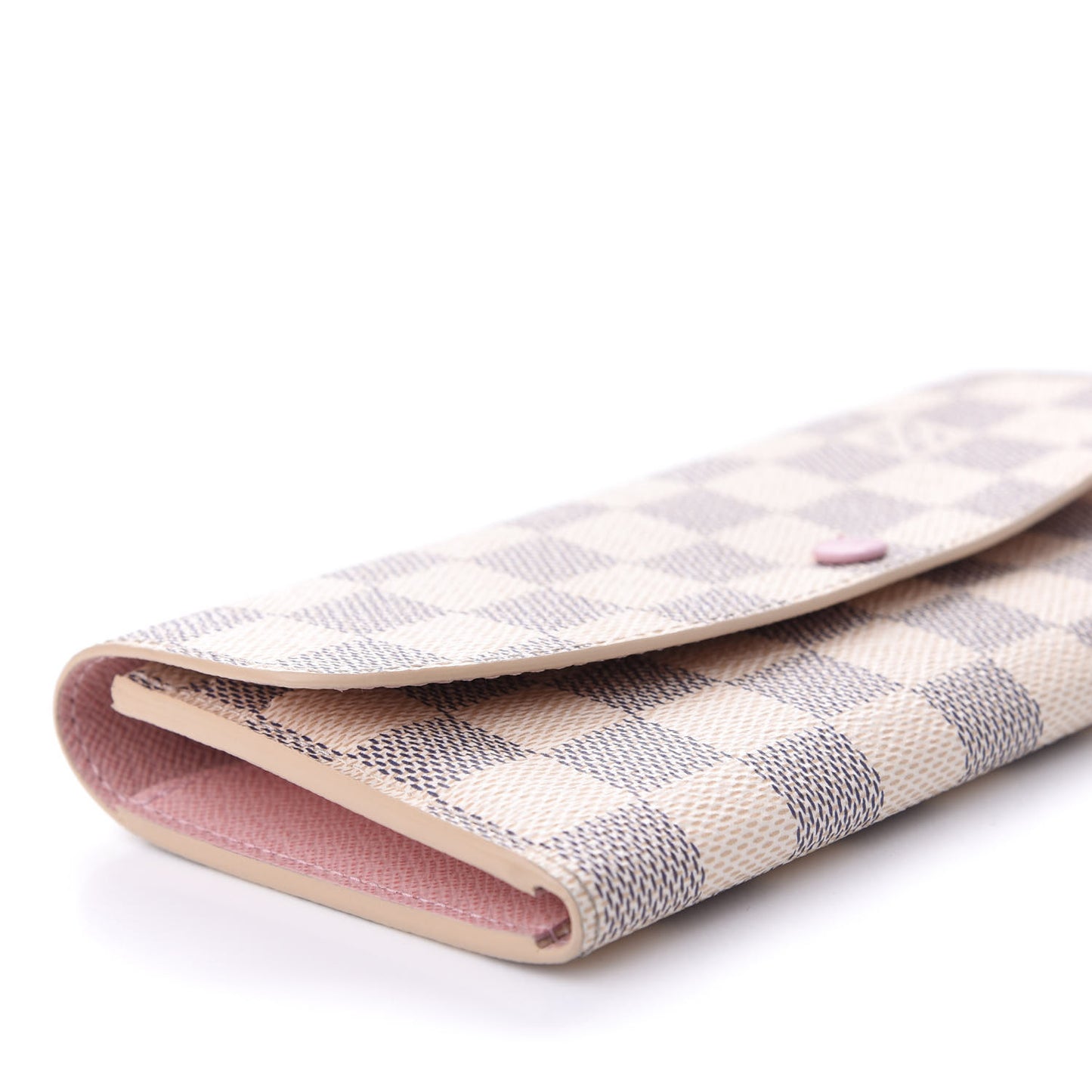 Damier Azur Emilie Wallet Rose Ballerine