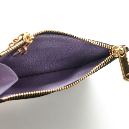 Louis Vuitton Monogram Multicolor Key Pouch Black Violet 5 of 6