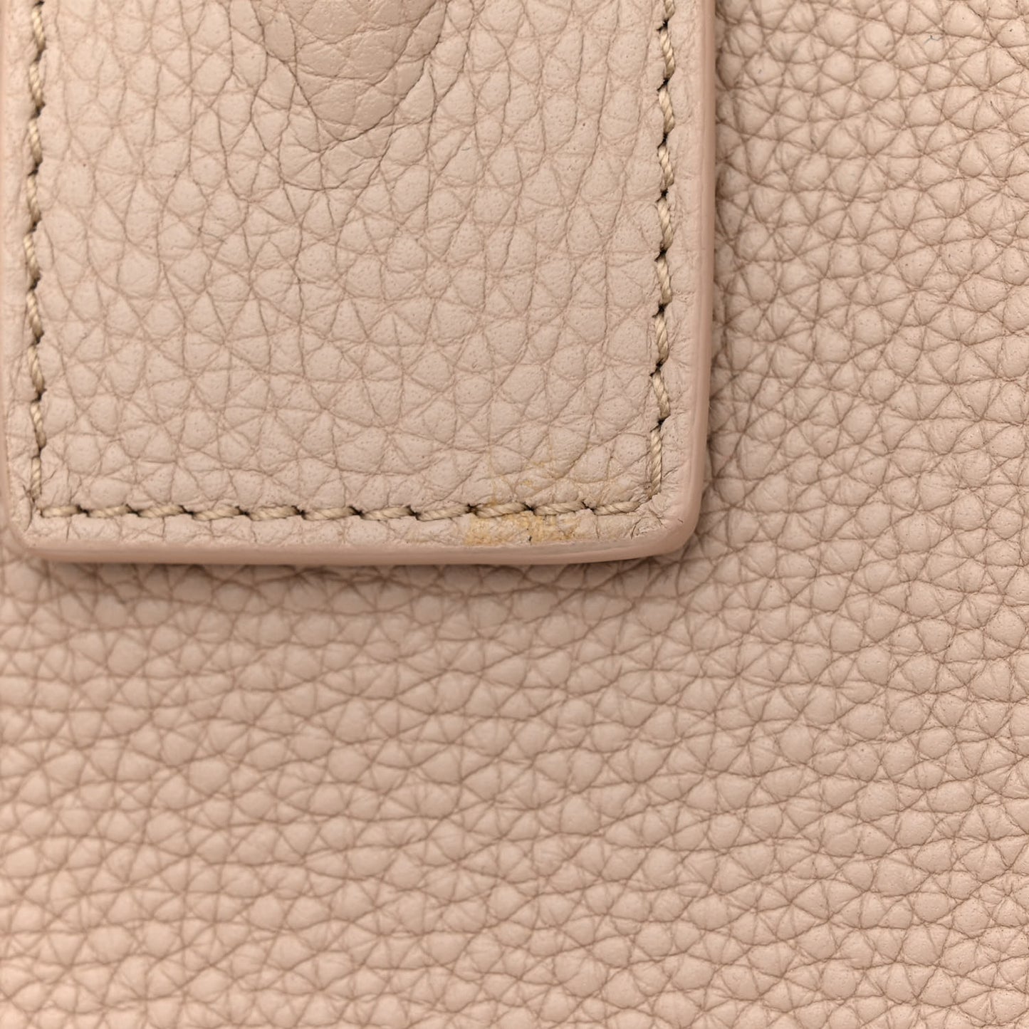 Grained Calfskin Small Supple Sac De Jour Light Natural