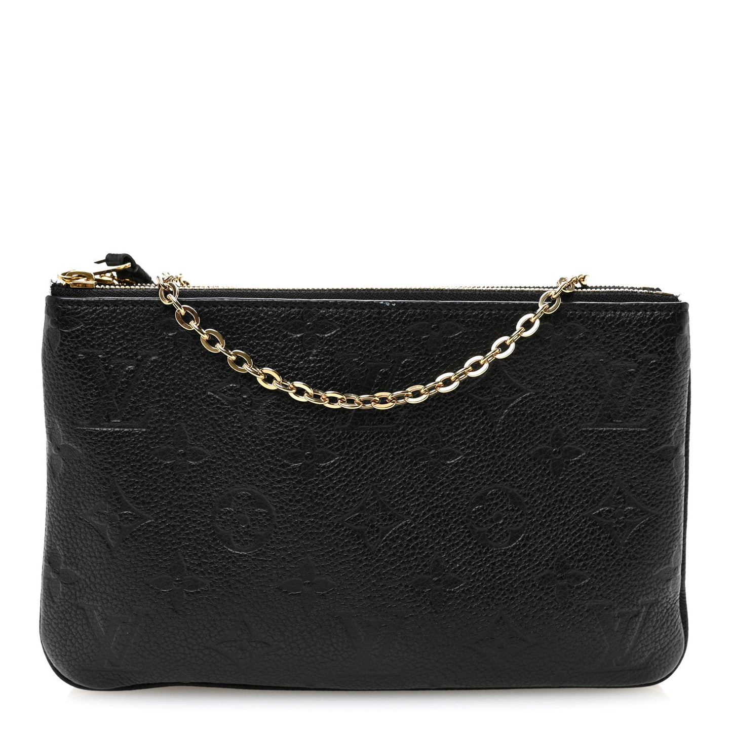 Empreinte Double Zip Pochette Black