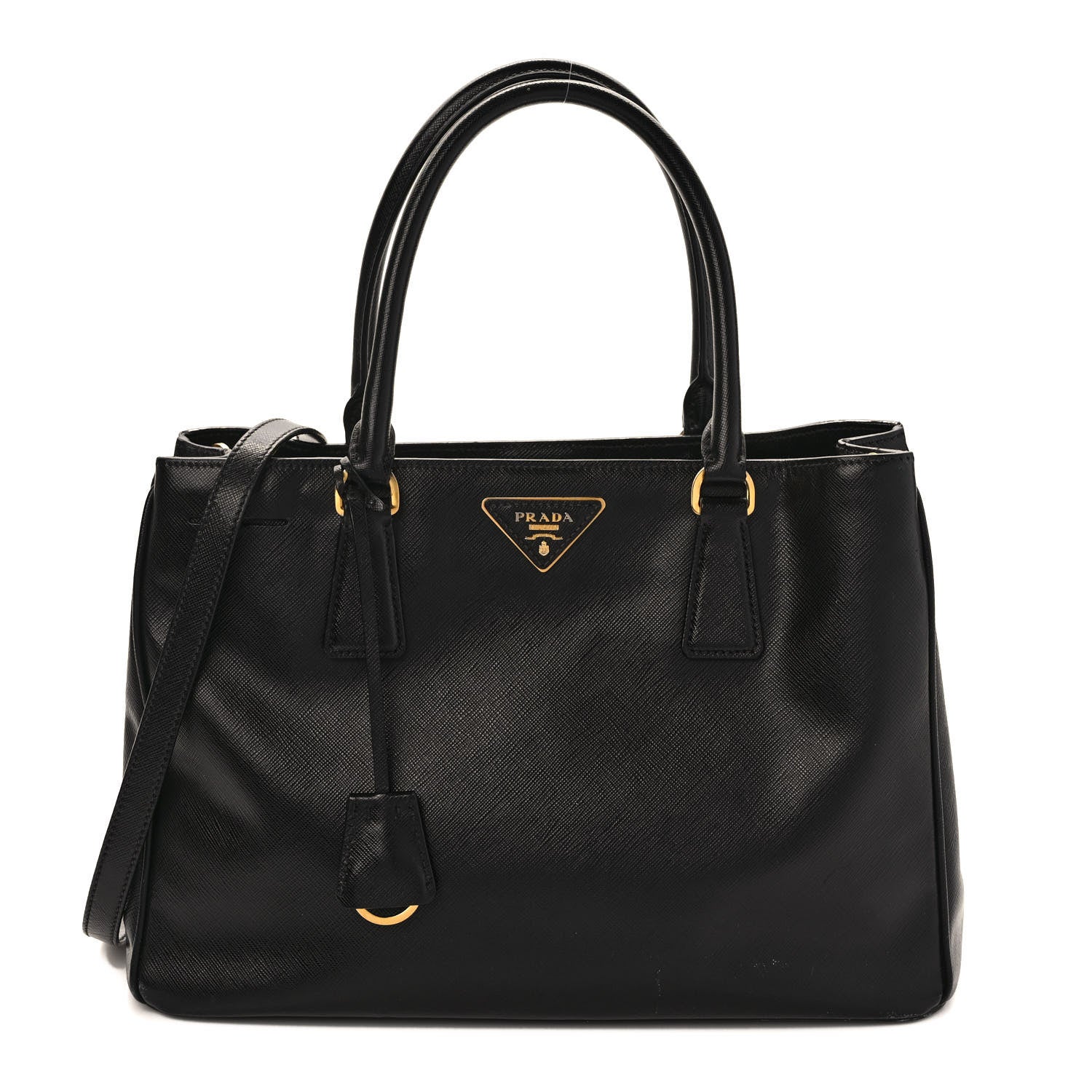 Prada Saffiano Lux Medium Tote Black 1 of 12