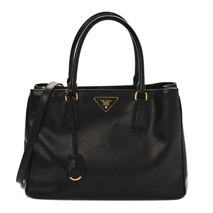 Prada Saffiano Lux Medium Tote Black 1 of 11