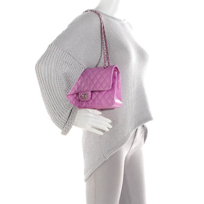 Chanel Lambskin Quilted Medium Double Flap Light Pink 2 of 8