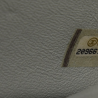 Chanel Lambskin Quilted Large Geometric Flap Grey 9 of 14