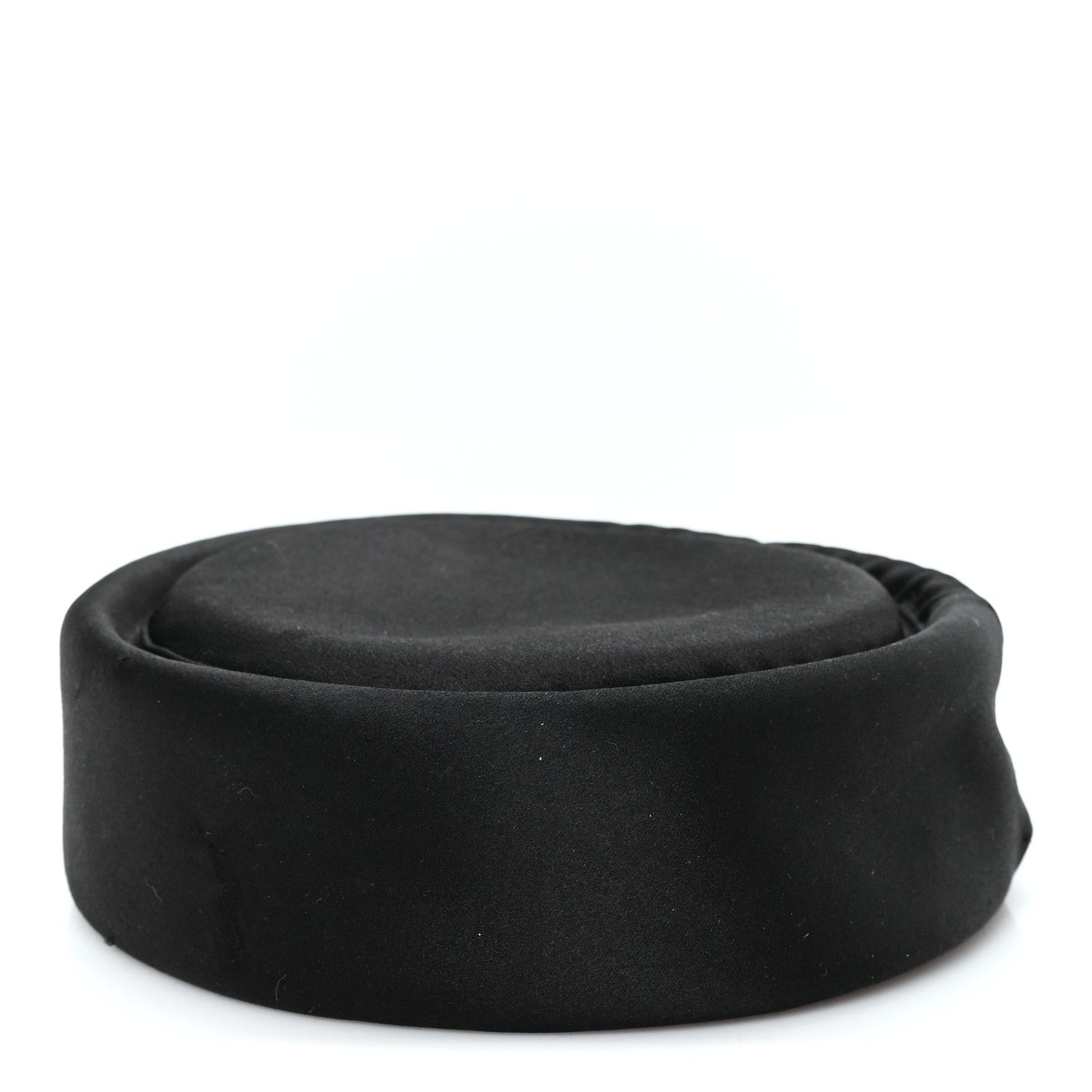 Gucci Satin Pillbox Hat M 57 Black 4 of 9