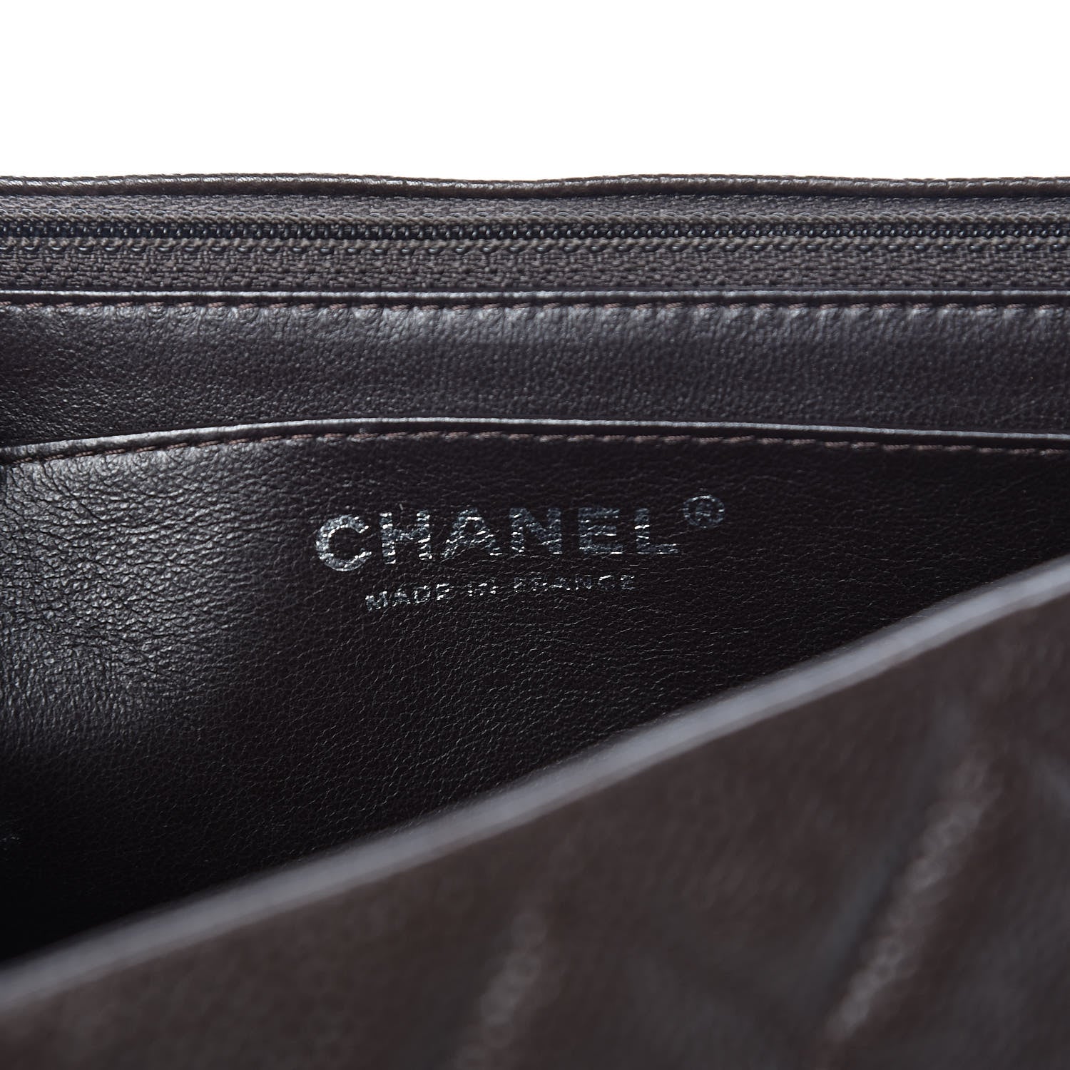 Chanel Caviar Quilted Jumbo Single Flap Brown 7 of 14
