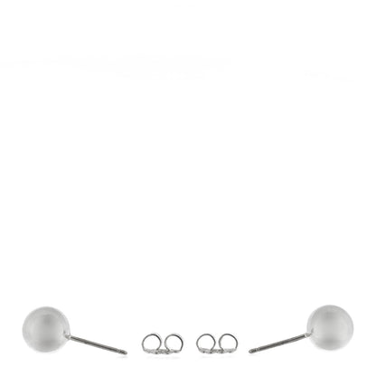 Tiffany Sterling Silver 8mm HardWear Ball Earrings 3 of 4