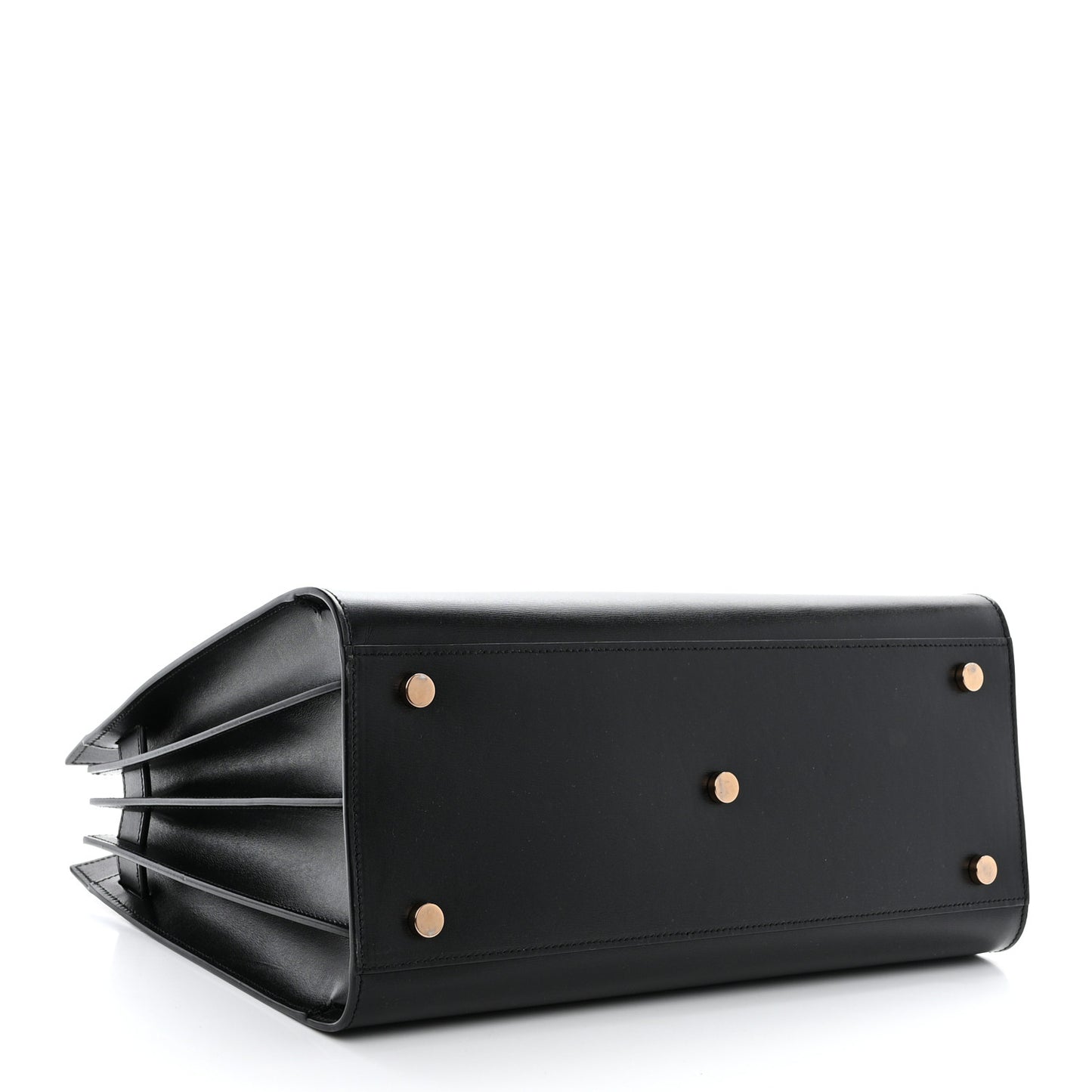 Calfskin Small Sac De Jour Black