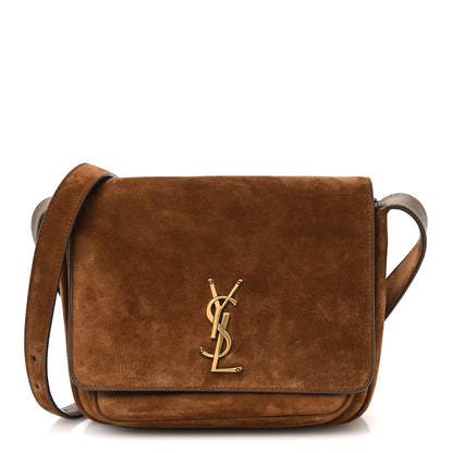 Saint Laurent Suede Besace Niki Satchel New Barley 1 of 10