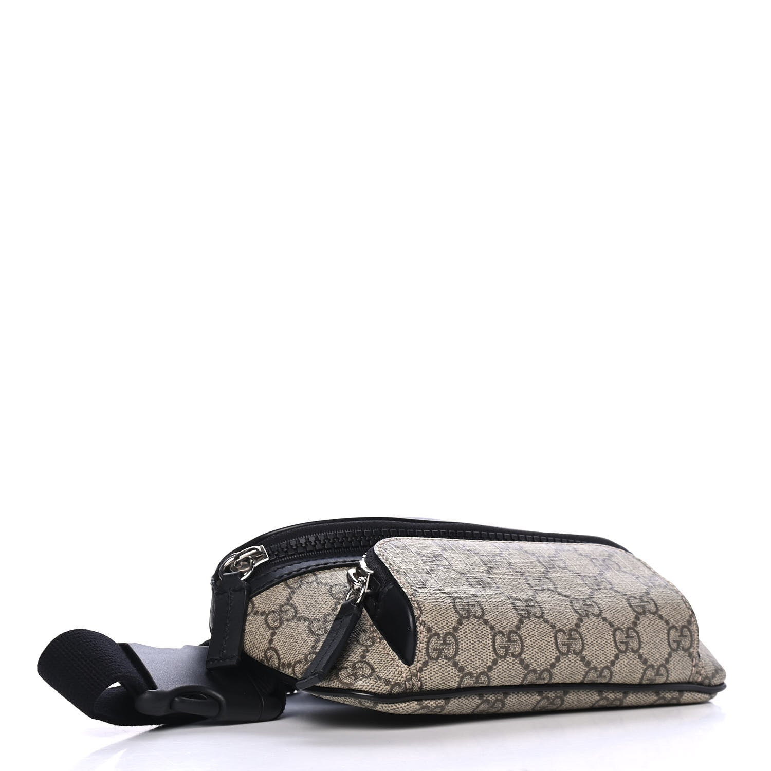 Gucci GG Supreme Monogram Belt Bag Black 3 of 4