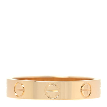 Cartier 18K Yellow Gold 3.5mm LOVE Wedding Band Ring 50 5.25 1 of 5
