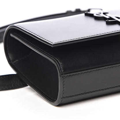 Saint Laurent Smooth Calfskin Monogram Kate Belt Bag Black 7 of 10