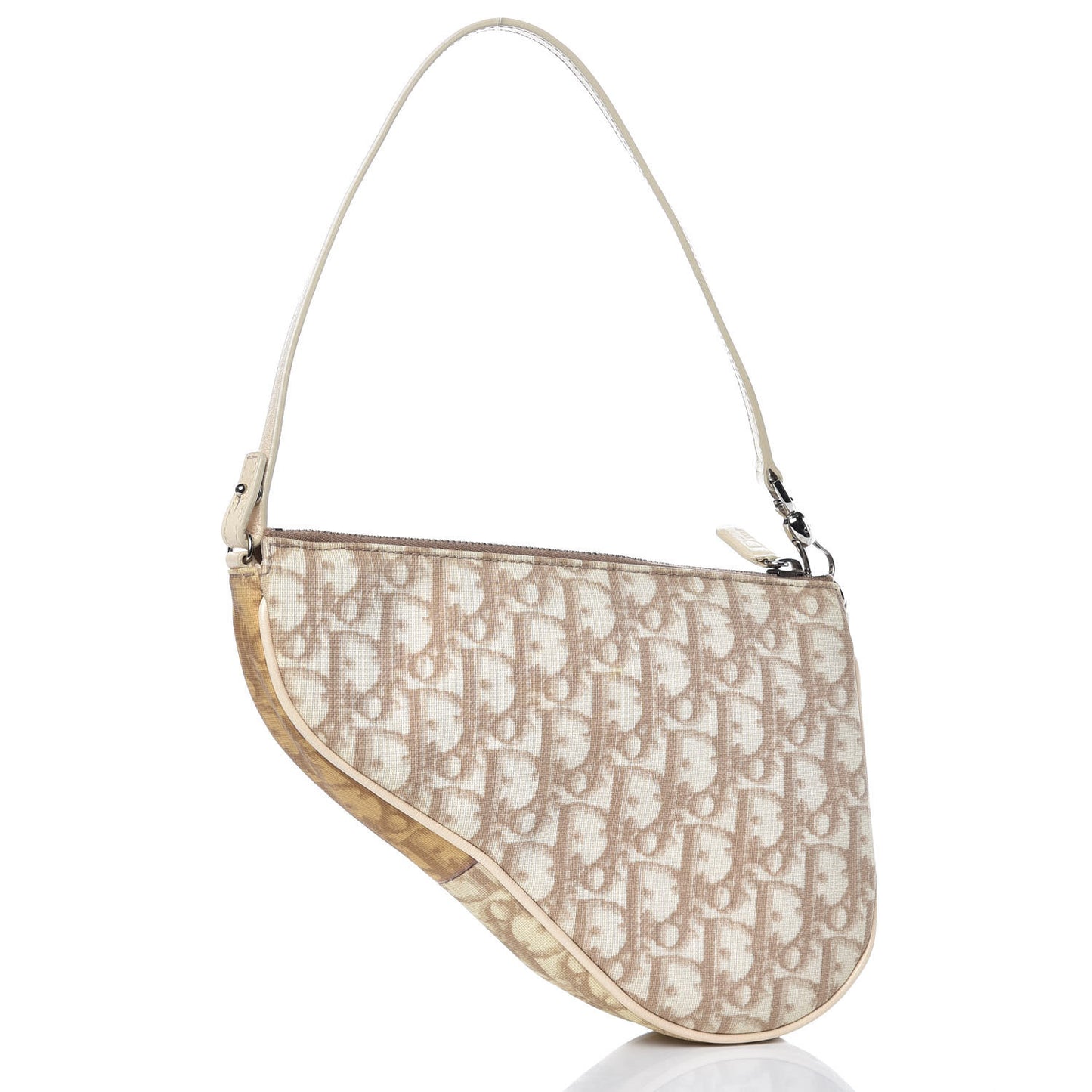 Monogram Vintage Flowers Mini Saddle Bag Beige