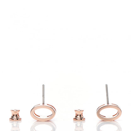 Hermes Rose Gold Lacquered Pop H Earrings Rose Dragee 3 of 6
